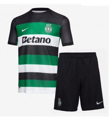 Sporting CP Hemmakläder Barn 2024-25 Kortärmad (+ Korta byxor)